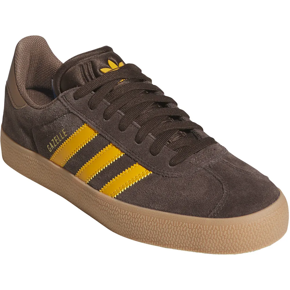 adidas Gazelle ADV Shoes Dark Brown/Preloved Yellow/Earth Strata
