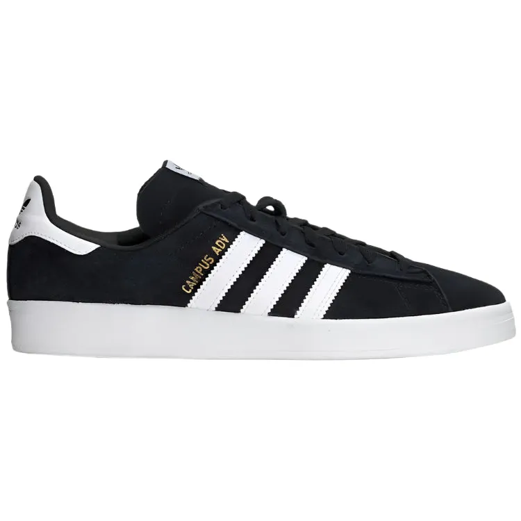 Adidas Skateboarding Campus ADV's Core Black/Cloud White/Cloud White Shoes