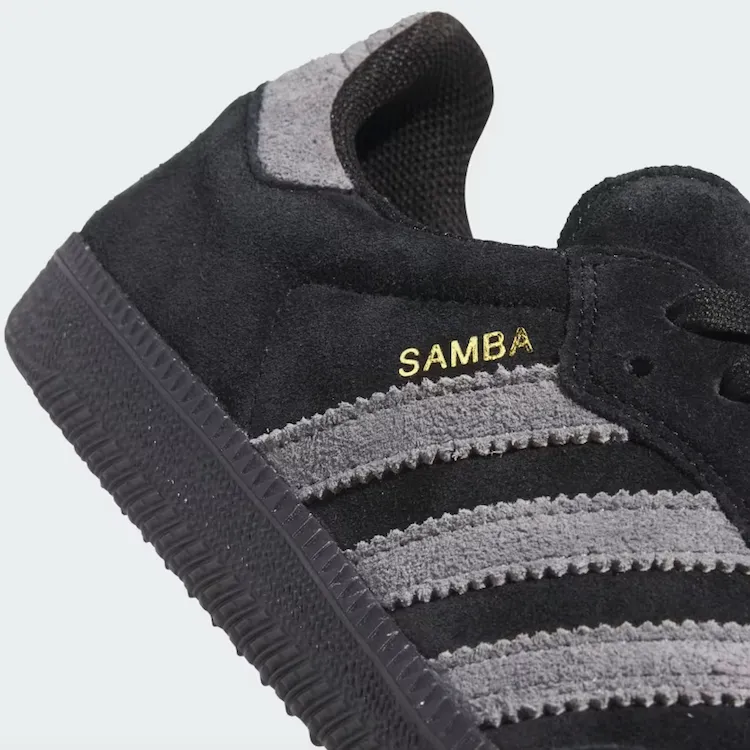 Adidas Skateboarding Samba ADV Core Black/Grey Four/Gold Metallic Shoes
