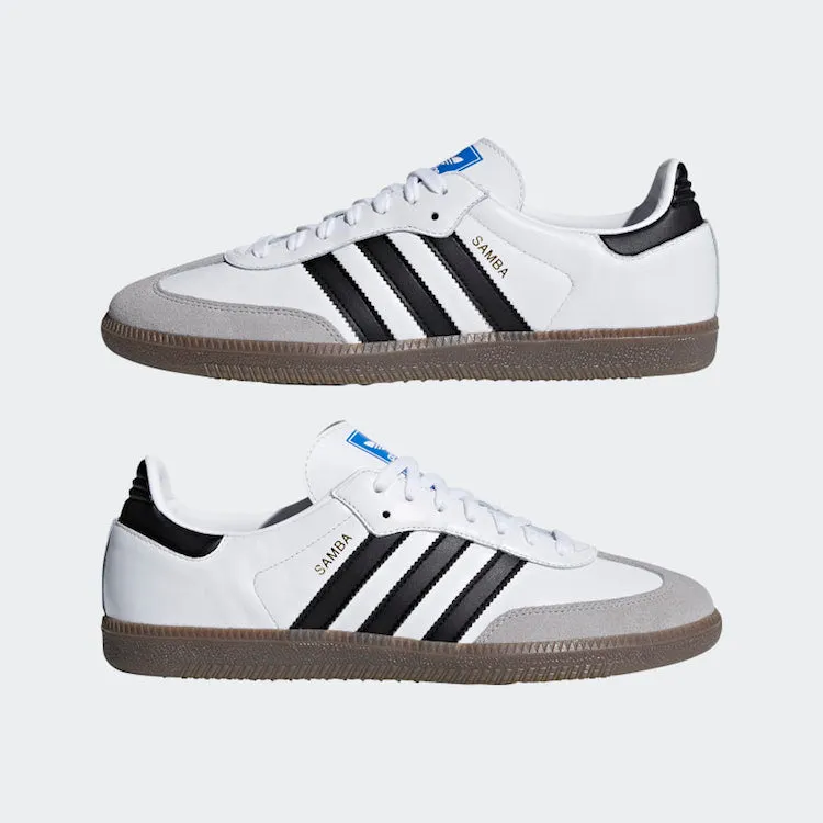 Adidas Skateboarding Samba ADV White/Core Black/Gum Shoes