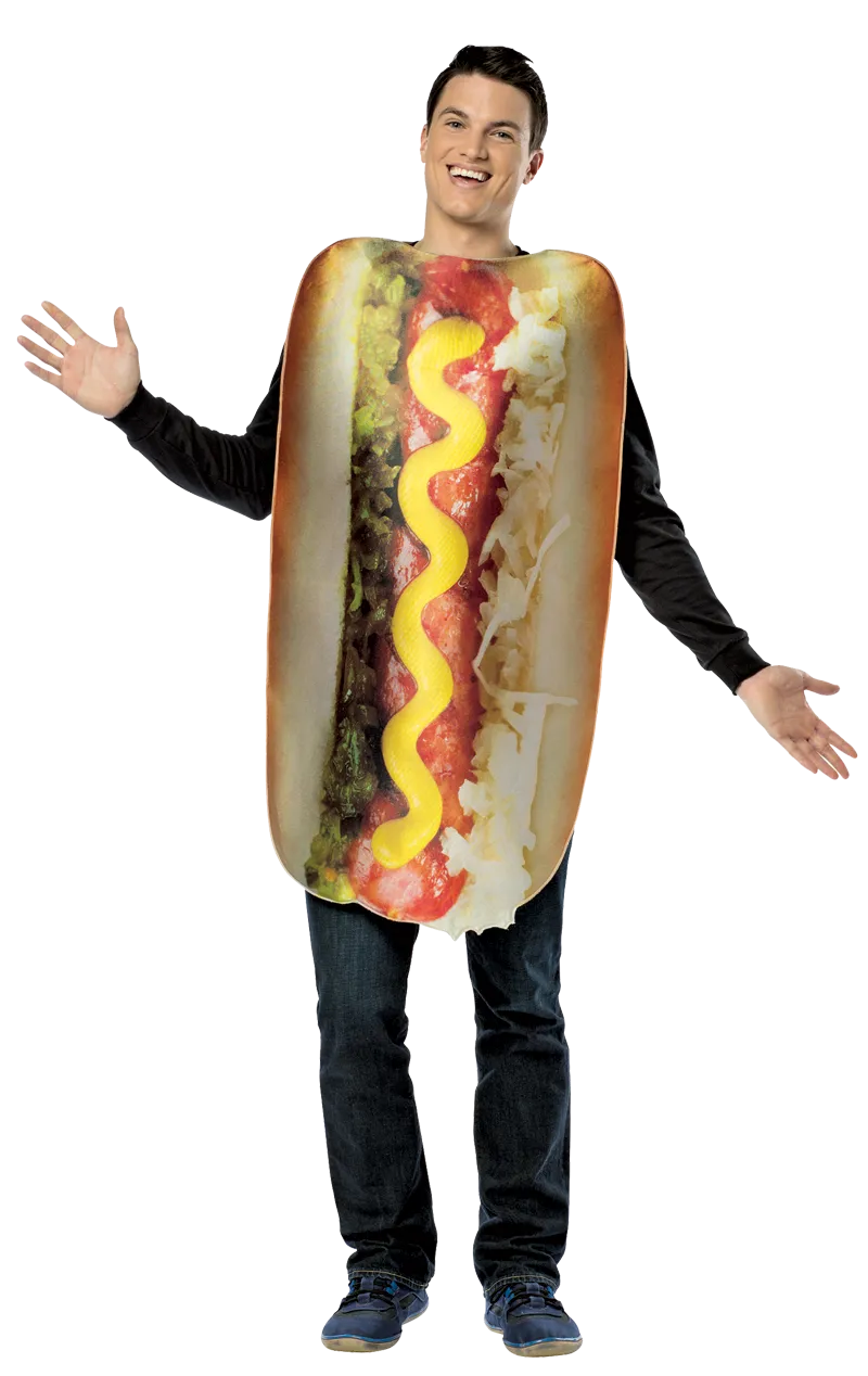Adult Loaded Hot Dog Costume