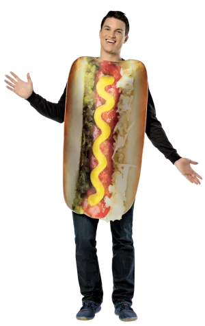 Adult Loaded Hot Dog Costume