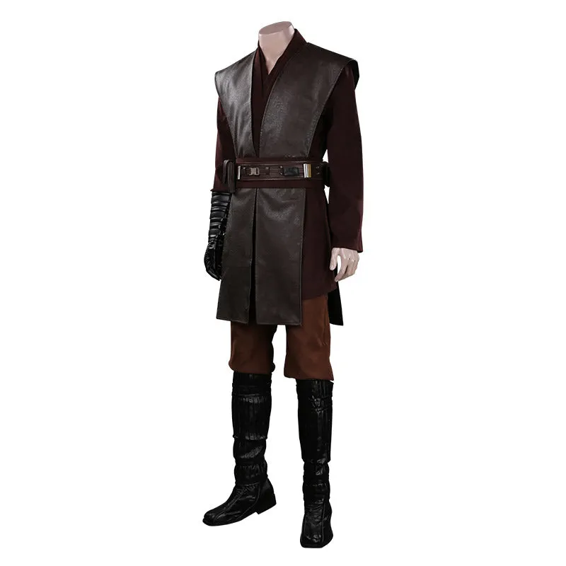 Anakin Skywalker Cosplay Costume Outfits Halloween Carnival Suit