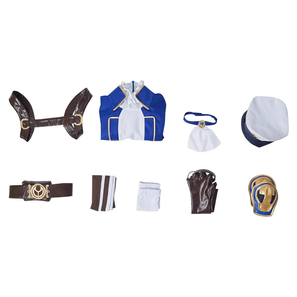Arcane: League of Legends - Caitlyn the Sheriff of Piltover Outfits Cosplay Costume Halloween Carnival Suit