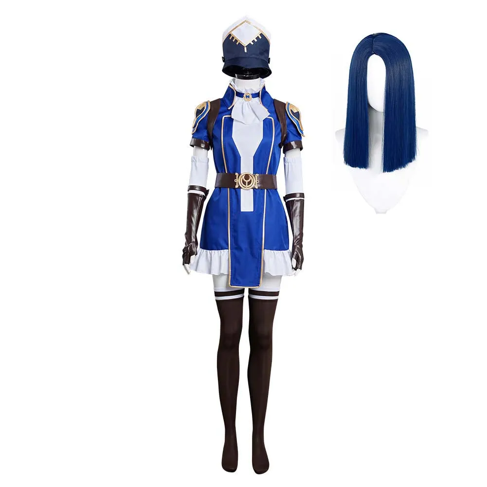 Arcane: League of Legends - Caitlyn the Sheriff of Piltover Outfits Cosplay Costume Halloween Carnival Suit