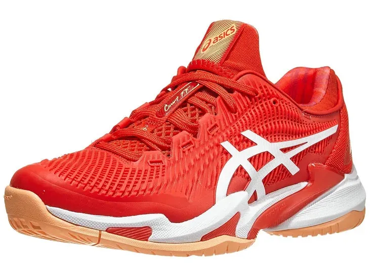 Asics Court FF 3 Novak AC Fiery Red/White Men's Tennis Shoes - 2023 NEW ARRIVAL