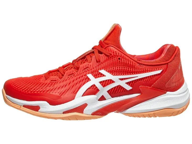 Asics Court FF 3 Novak AC Fiery Red/White Men's Tennis Shoes - 2023 NEW ARRIVAL