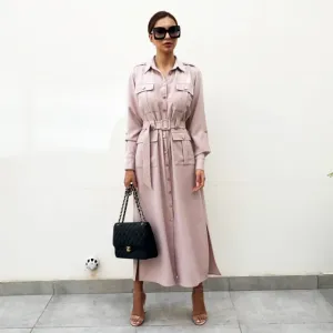 AW19 UTILITY SAFARI MIDI DRESS
