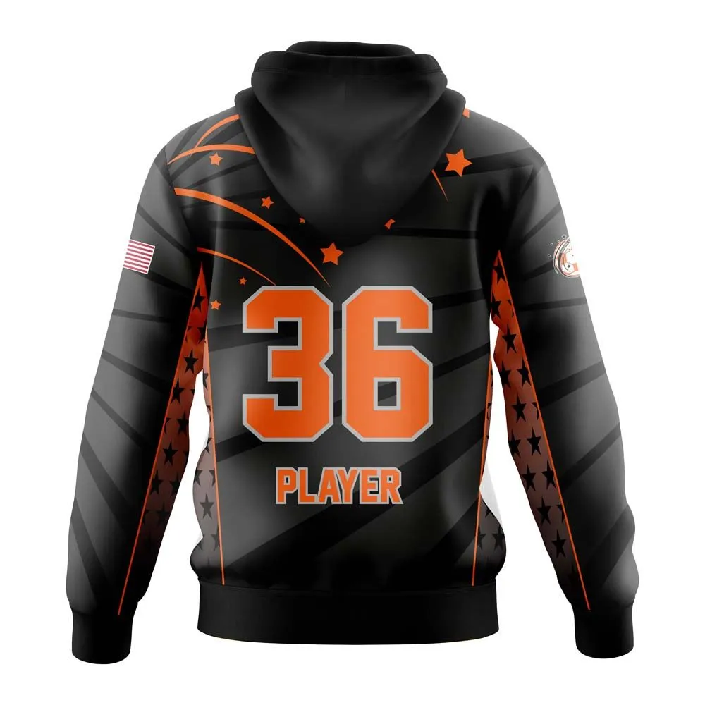 Barnegat Shooting Stars Pullover Hoodie Black