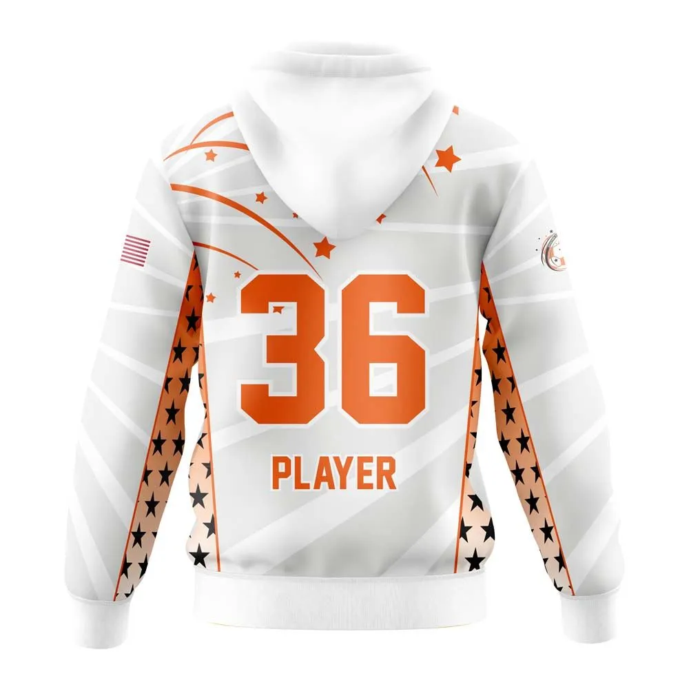 Barnegat Shooting Stars Pullover Hoodie White