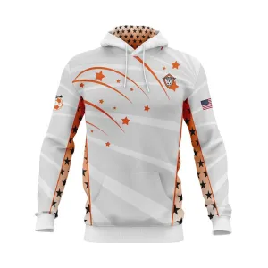Barnegat Shooting Stars Pullover Hoodie White