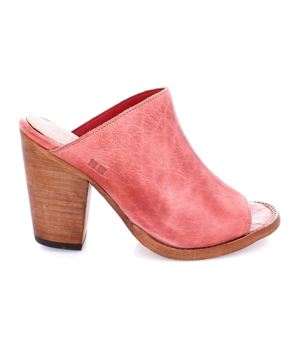 BedStu Clavel Blush Rustic Wedges