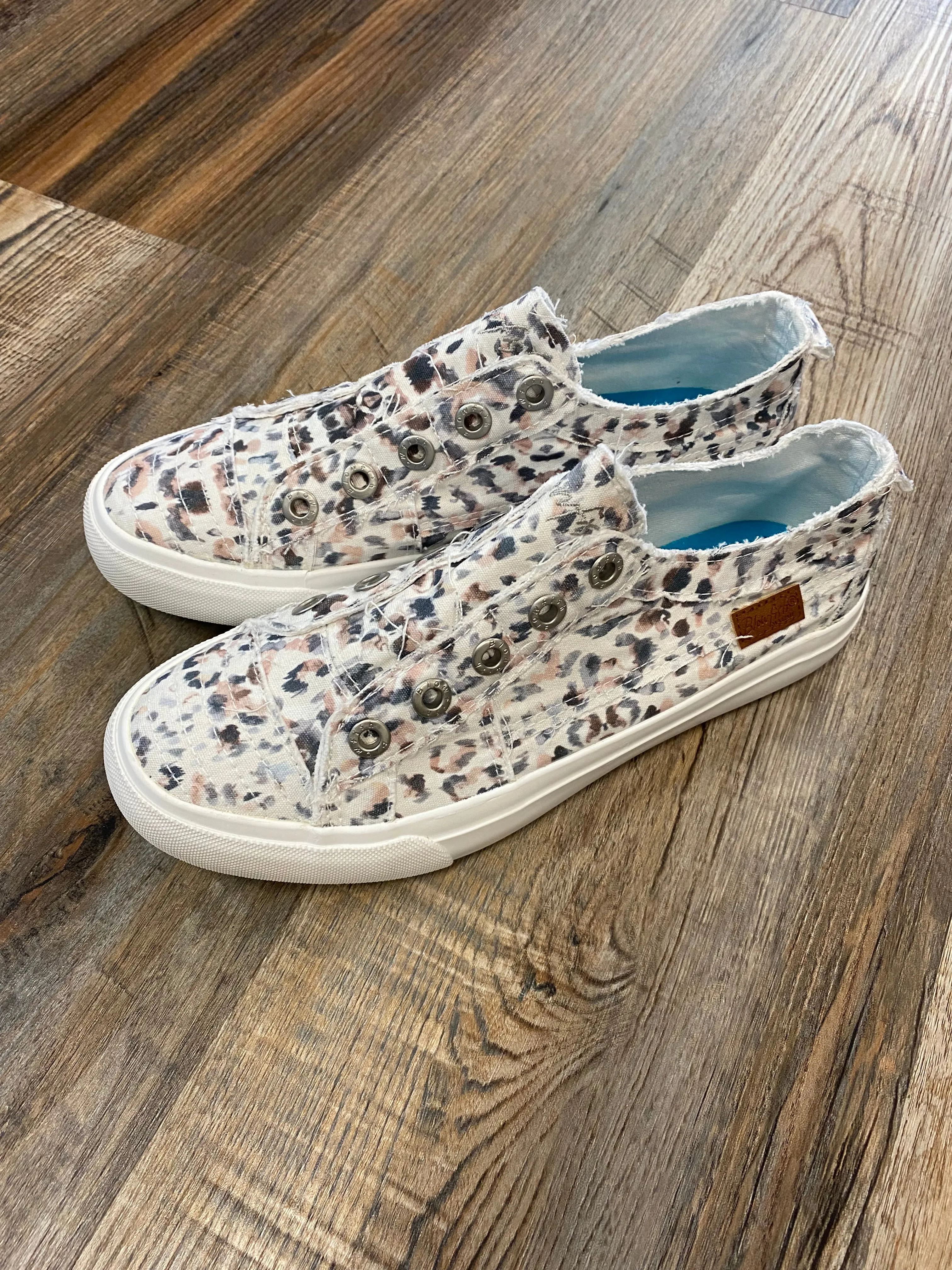 Blowfish- Rainforest Leopard in Off White