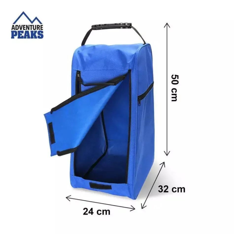 Boots Wellington Boots Storage Bag Blue With Shoe Brush