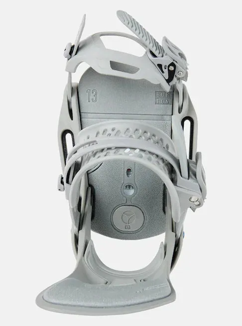 Burton Lexa X EST Snowboard Bindings Womens Grey / Logo
