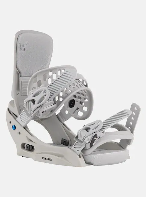 Burton Lexa X EST Snowboard Bindings Womens Grey / Logo