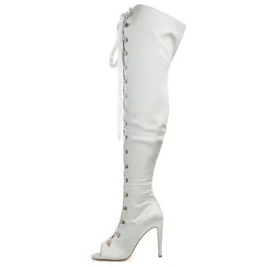Cape Robbin Olga-26 Gray High Heel Boot GRAY