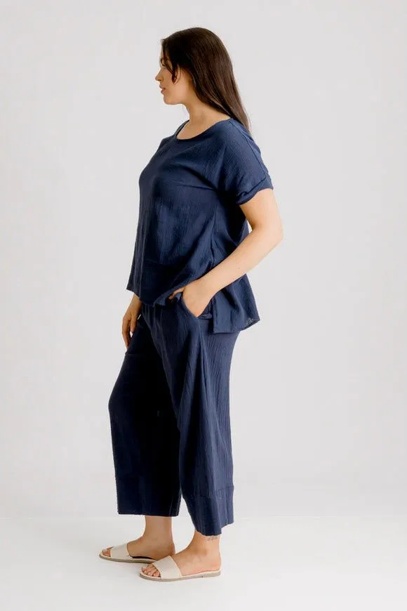 Cher Pant - Navy