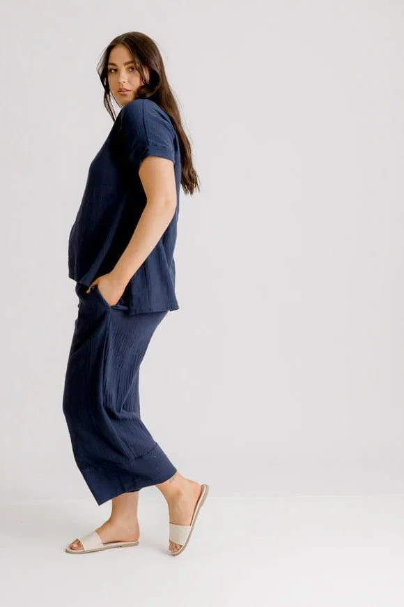Cher Pant - Navy
