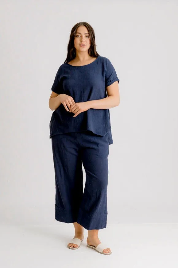 Cher Pant - Navy