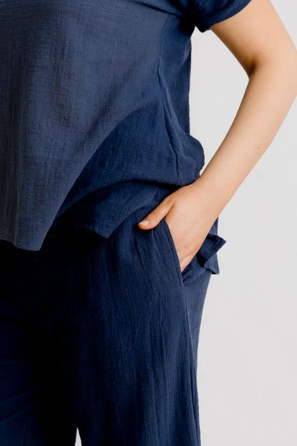 Cher Pant - Navy