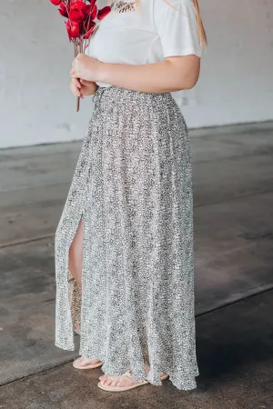 Country Time Maxi Skirt - Black