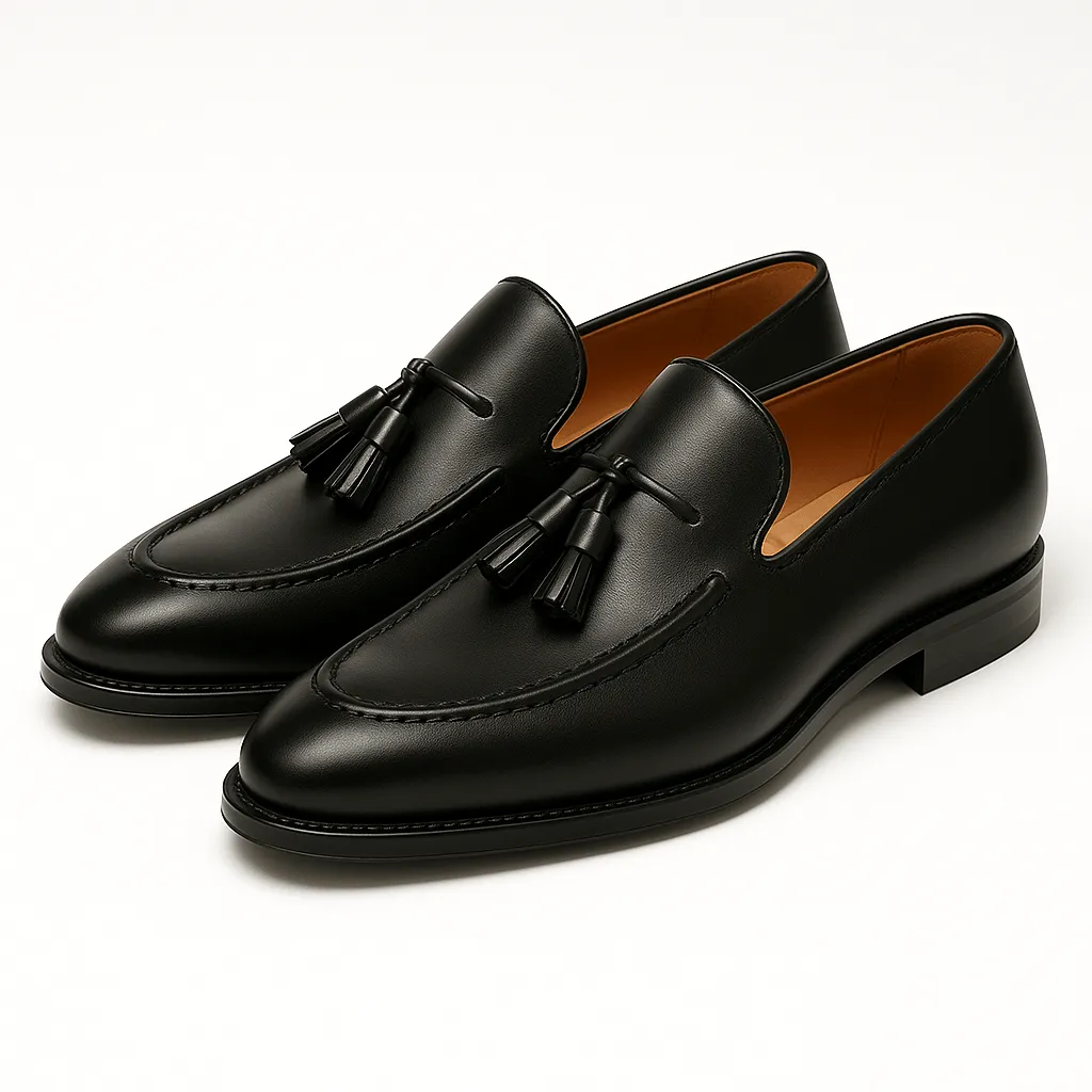 Domoir | Checkered Tassel Loafers