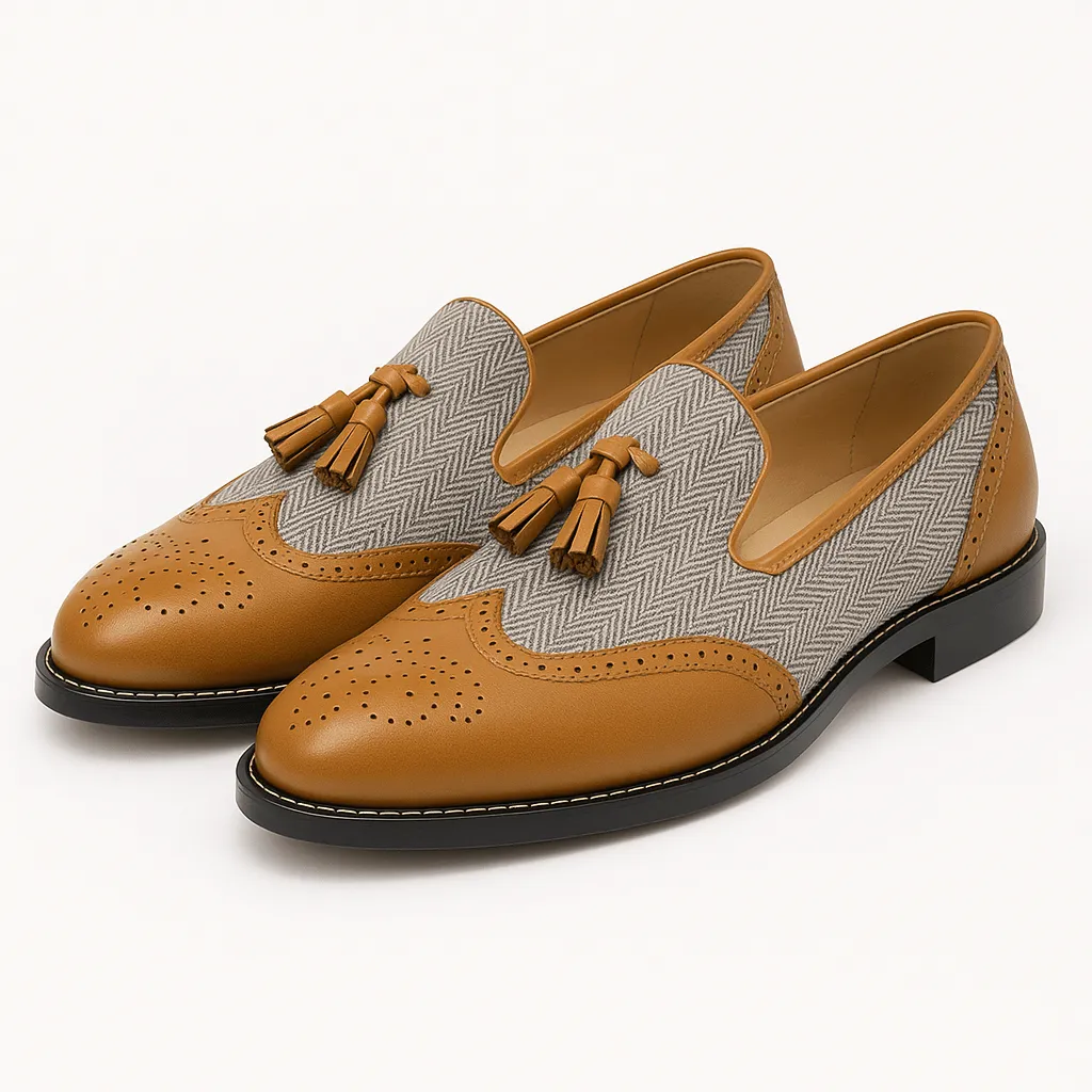 Domoir | Tassel Leather Loafers