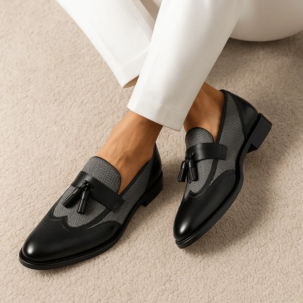 Domoir | Tassel Leather Loafers