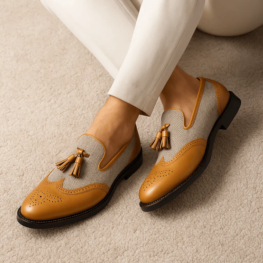 Domoir | Tassel Leather Loafers