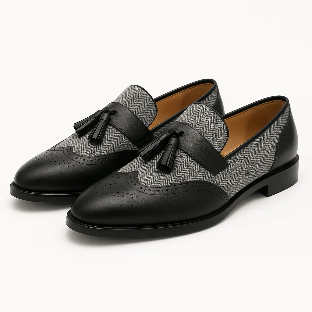 Domoir | Tassel Leather Loafers