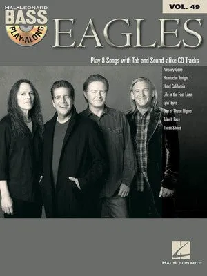 EAGLES BASS PLAYALONG V49 BK/OLA