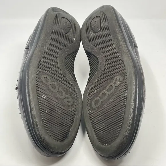 Ecco Seawalker Moc Toe Shoes Mens 10 - 10.5 EU 44 Brown Leather Lace Up Casual