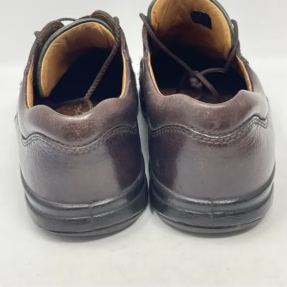 Ecco Seawalker Moc Toe Shoes Mens 10 - 10.5 EU 44 Brown Leather Lace Up Casual