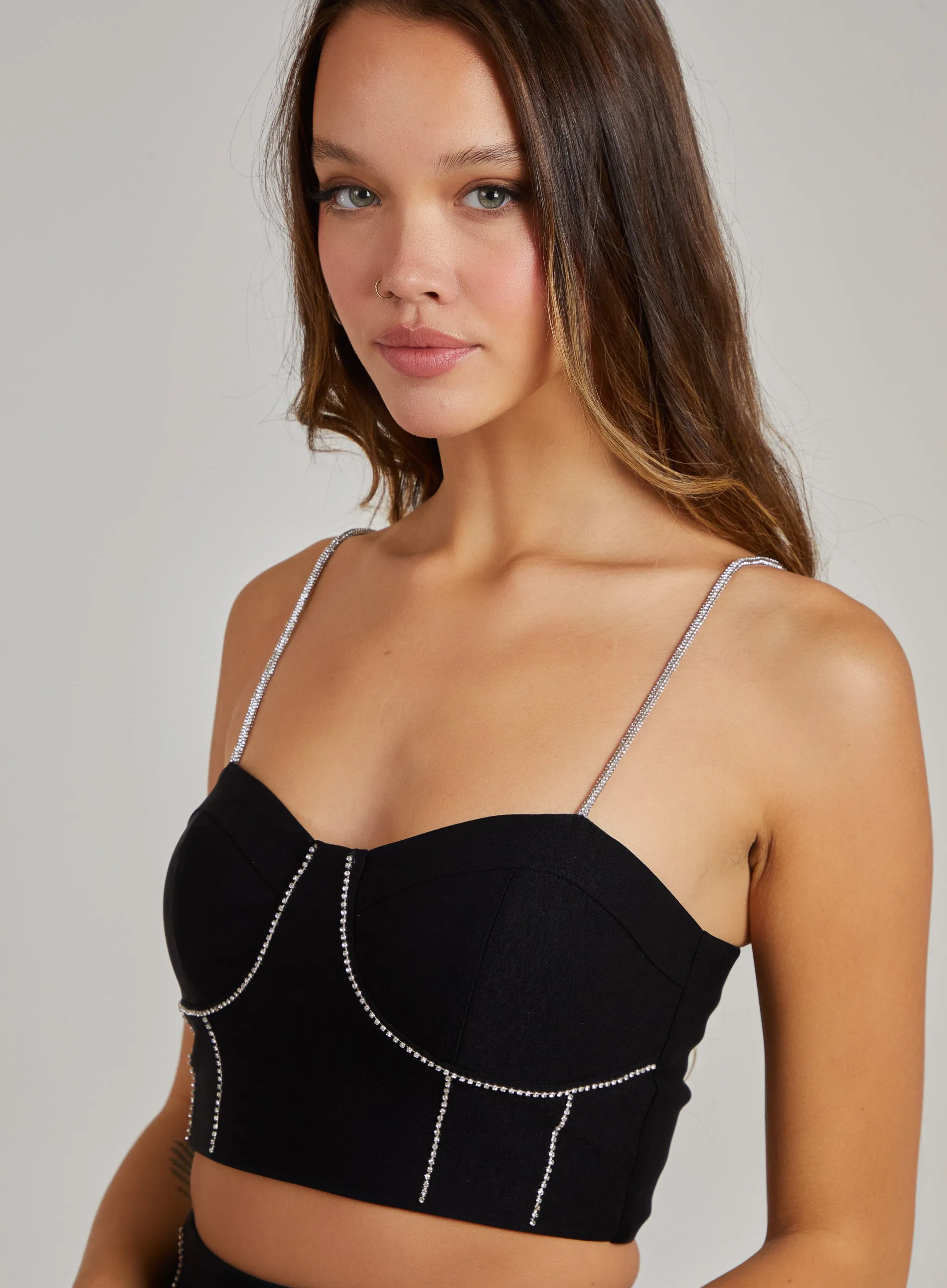 Embellished Corset Bralette
