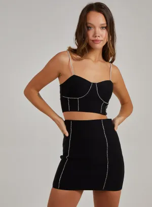Embellished Corset Bralette