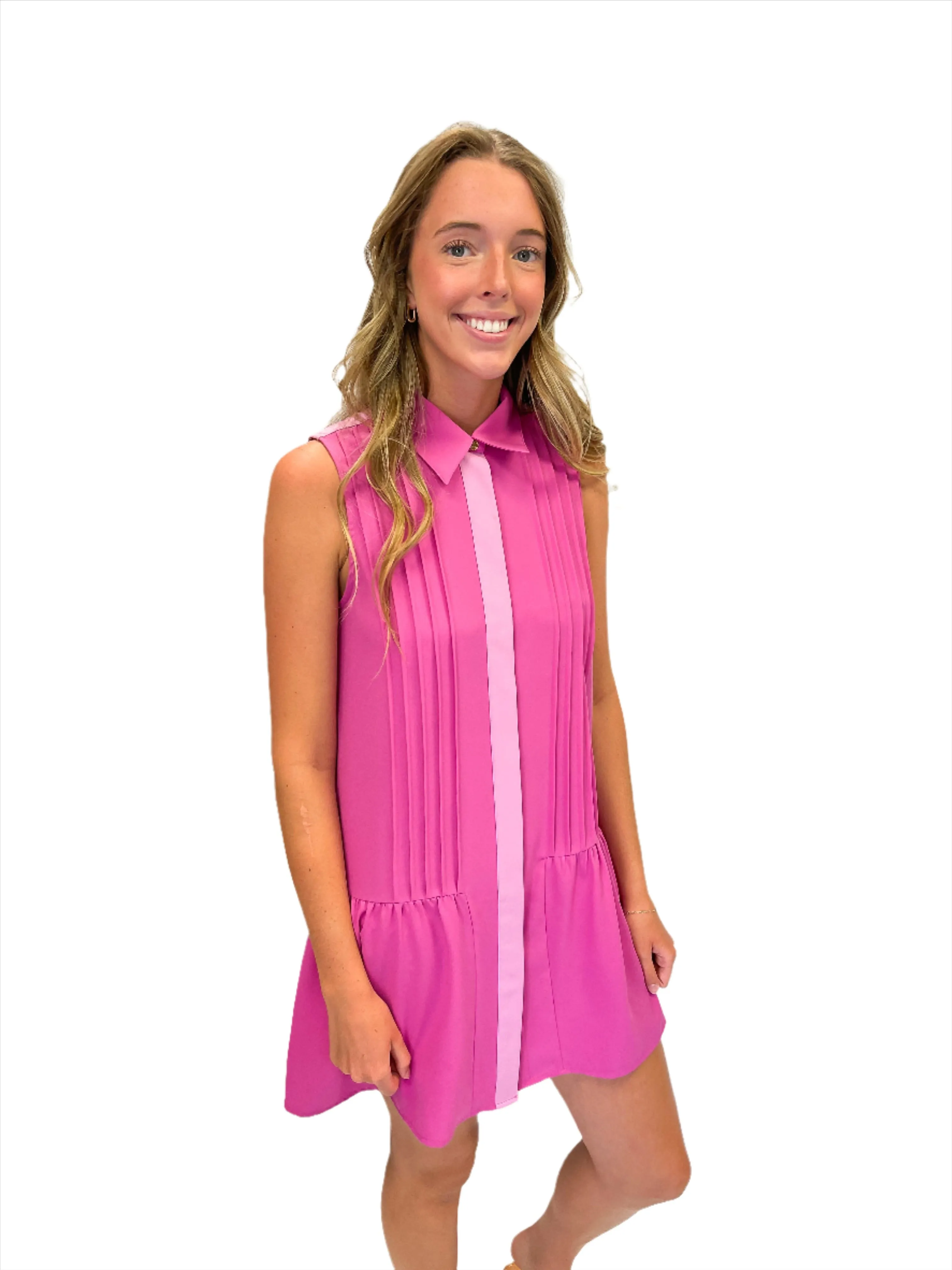 Emily McCarthy Daisy Dress - Rose Violet