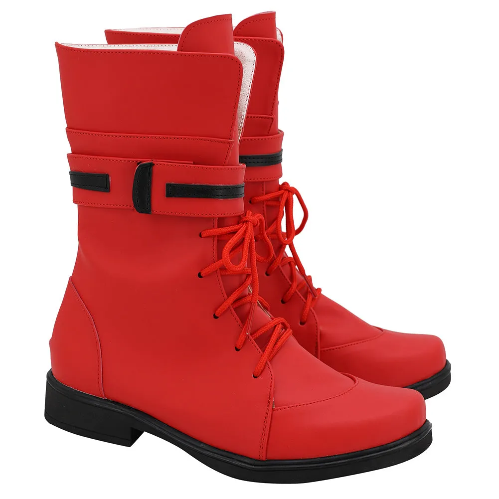 Final Fantasy VII Remake Tifa Lockhart Game Character Cosplay Red Boots Shoes Halloween Carnival Party Costume Prop