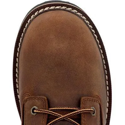 Georgia Men's Core 37 8" Steel Toe Waterproof Lace-Up Work Boot- Brown- GB00674