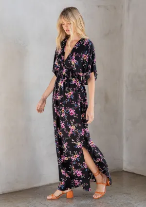 Getaway Kimono Sleeve Maxi Dress