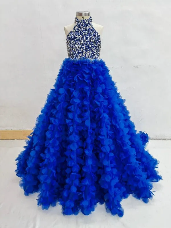 Glitzy Beaded Bodice Little GIrls Best Value Pageant Dress