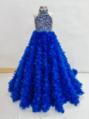 Glitzy Beaded Bodice Little GIrls Best Value Pageant Dress