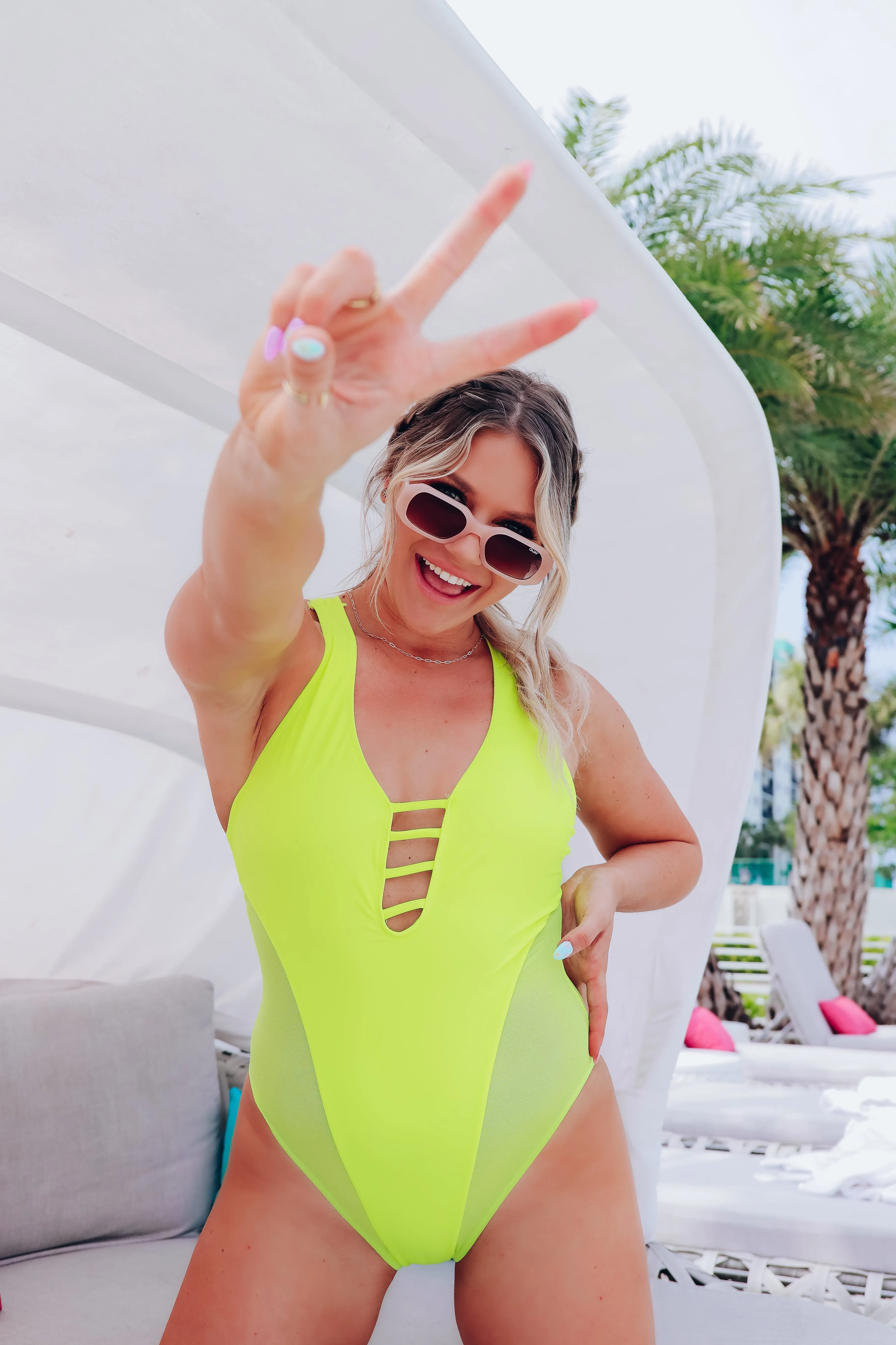 Glow With The Flow One-Piece Swimsuit - Final Sale