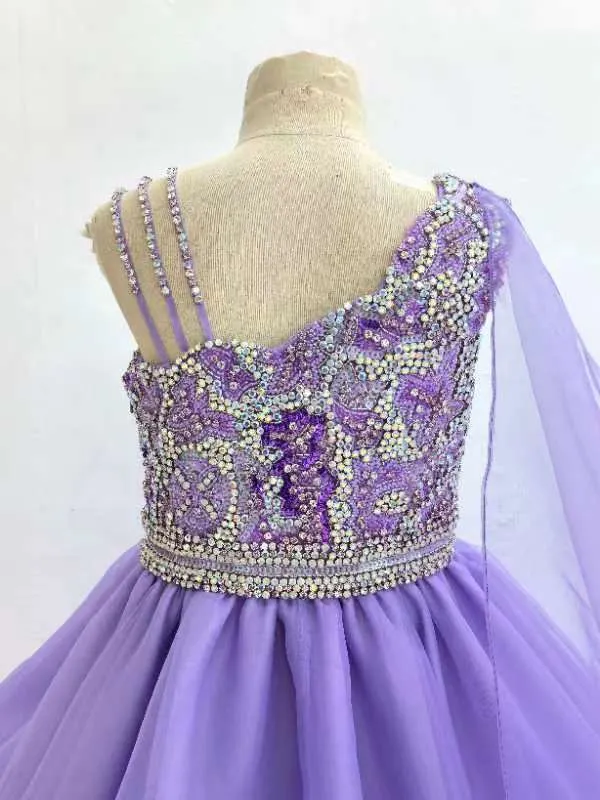 Gorgeous Beaded Bodice Preteens Long Pageant Dress