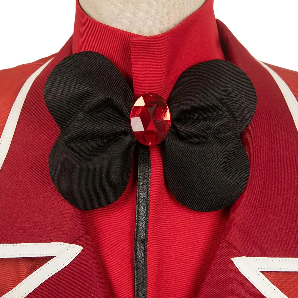 Hazbin Hotel Alastor Red Suit Cosplay Costume Outfits Halloween Carnival Suit