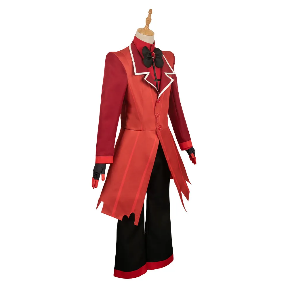 Hazbin Hotel Alastor Red Suit Cosplay Costume Outfits Halloween Carnival Suit