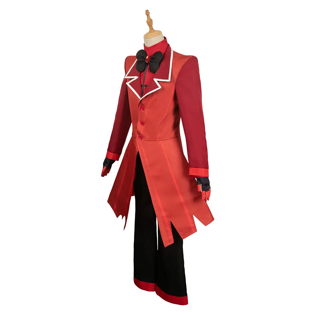 Hazbin Hotel Alastor Red Suit Cosplay Costume Outfits Halloween Carnival Suit