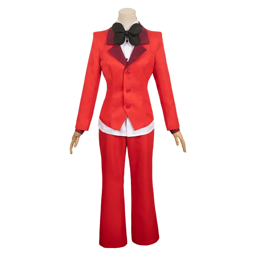 Hazbin Hotel Charlie Morningstar Red Suit Cosplay Costume Outfits Halloween Carnival Suit