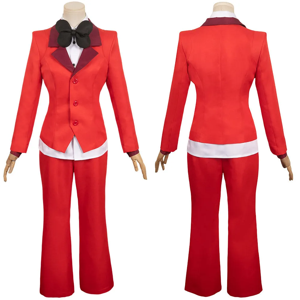 Hazbin Hotel Charlie Morningstar Red Suit Cosplay Costume Outfits Halloween Carnival Suit