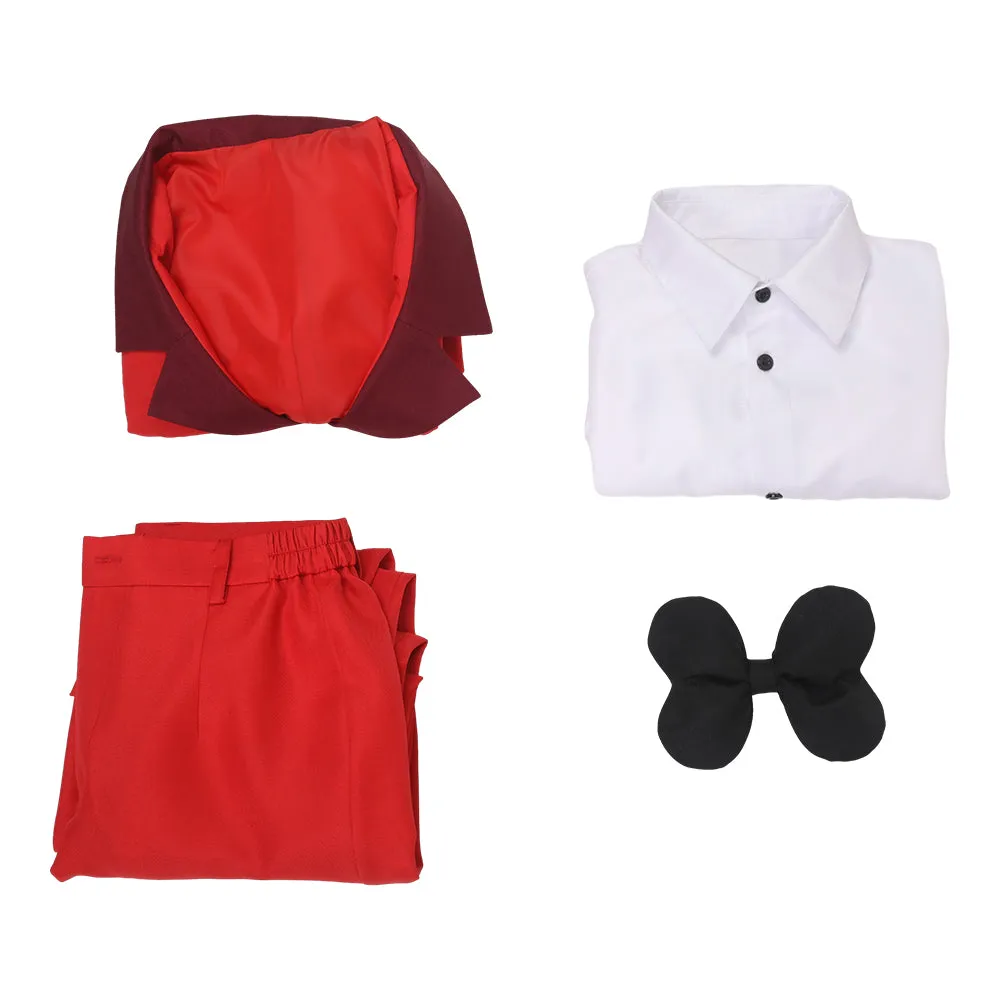 Hazbin Hotel Charlie Morningstar Red Suit Cosplay Costume Outfits Halloween Carnival Suit